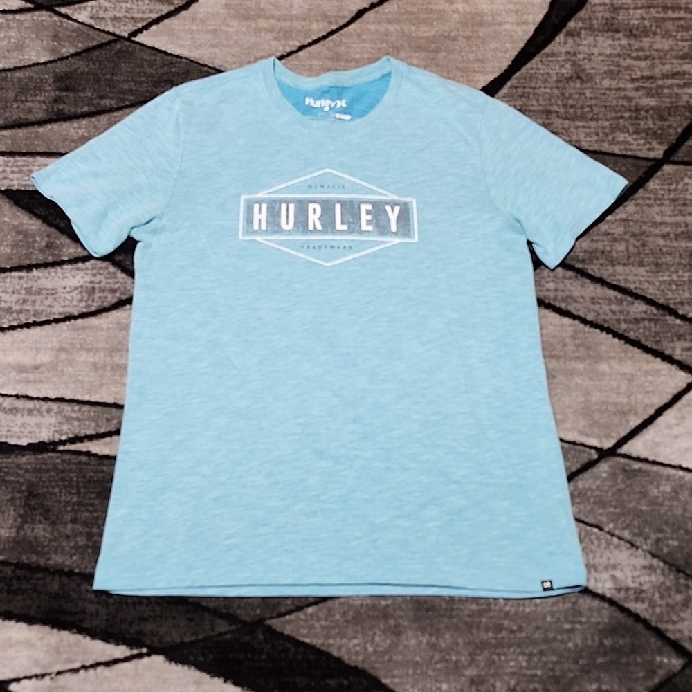 HURLEY LOGO NIKE DRI-FIT CREW-NECK TEE-SHIRT  PRICE FIRM